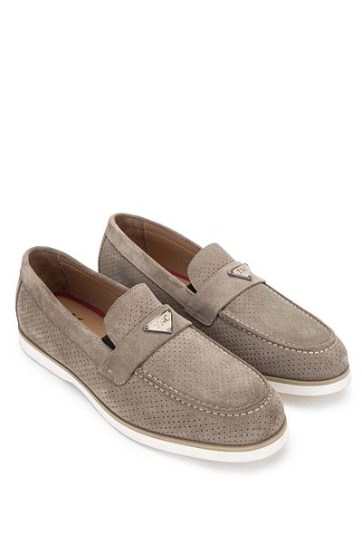 Tamer Tanca Genuine Leather Beige Men's Loafer