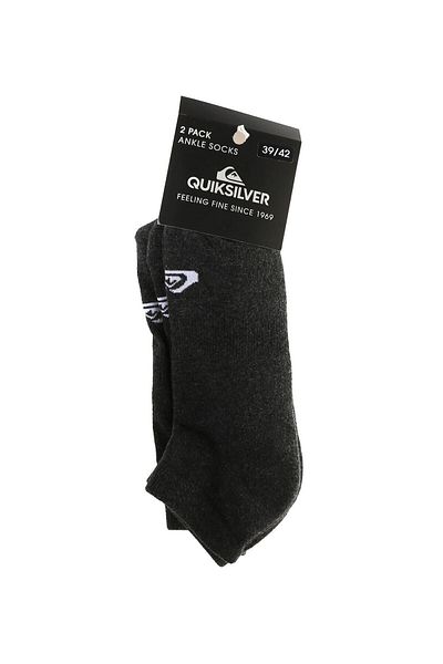Quiksilver Dark Gray Men's Socks Teqyaa07006_e_day Low Cut Socks