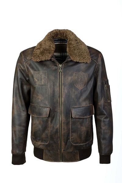 Tamer Tanca Men's Whiskey Antique Coat - Genuine Leather