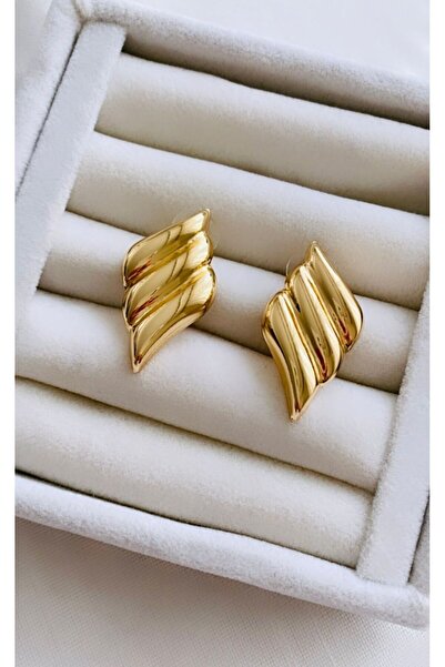 VNS Accessories أقراط منحنية غير متماثلة (3.5 سم)