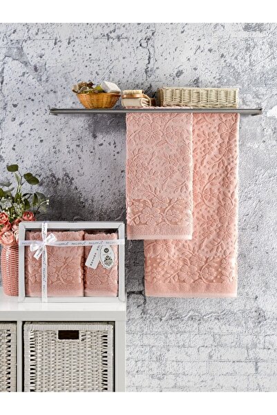 A.Z.H. Мама Лівія Подарунковий набір бавовняних рушників для рук і ванної кімнати Trend Cotton, 2 шт. (50X90 1 ШТ., 70X140 1 ШТ.) В коробці