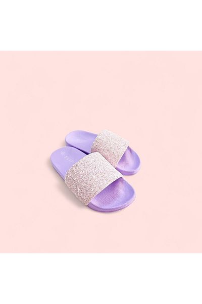 FURIA SHOES Glittery Children's Summer Slippers