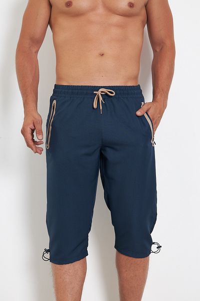 Enrico Ferry Ανδρικό Navy Blue Plus Size Sea Capri - 2524