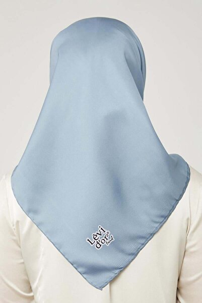 Levidor Eșarfă din poliester, de culoare uni, albastru bebeluș