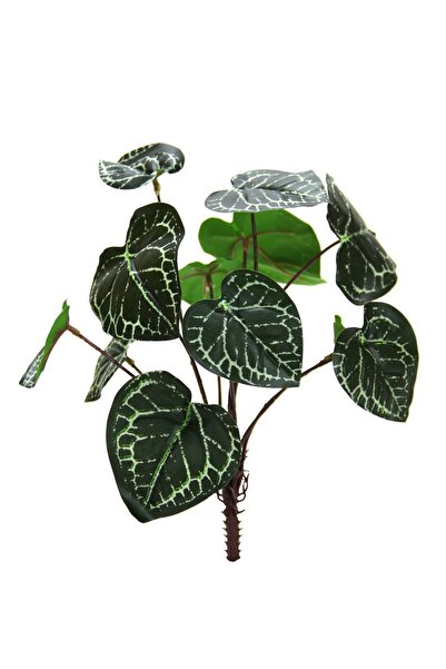 Dekorsende Ghirlandă de singoniu artificial alb cu vene 25 cm