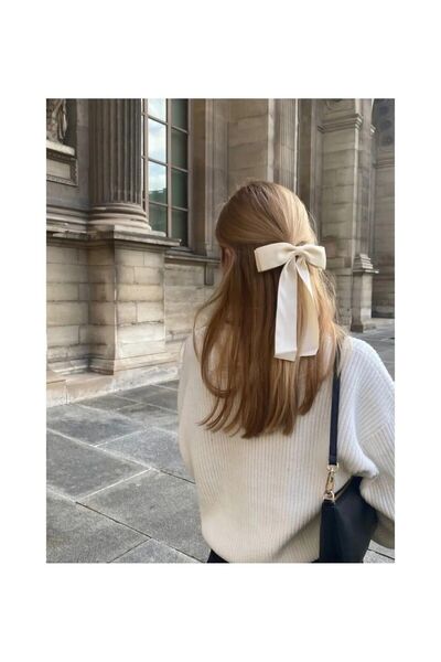 Home Ženska Satin Ribbon luk Automatska kopča