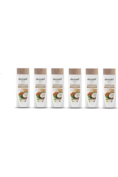 Dermokil 400 ml Set of 6 - Vegan Coconut Extract Shampoo