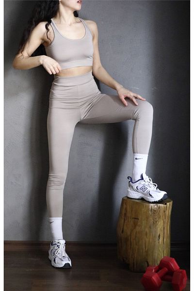 Pina Σετ Crop Μπεζ κολάν Recovery