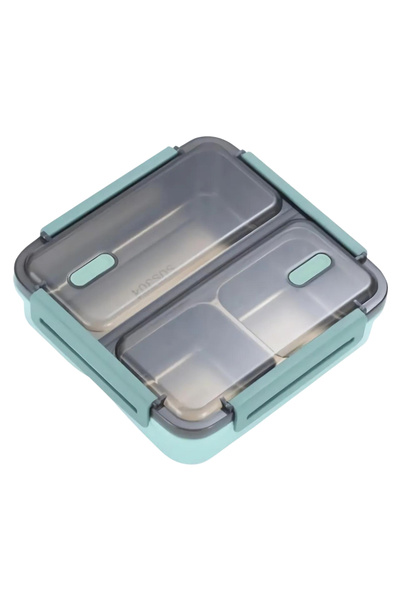 Vagonlife 950ml Yeni Koleksiyon Tek Katlı 3 Bölmeli Çelik Sefer Tası Yemek Ku...