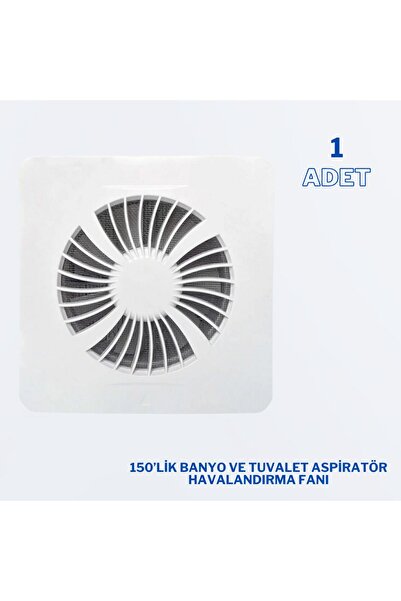 sebox 150’lik Mutfak, Banyo Ve Tuvalet Aspiratör Havalandırma Fanı