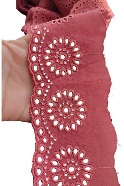 DUAYEN fisto vual üzeri işleme meziyet kenar desen 1 metre