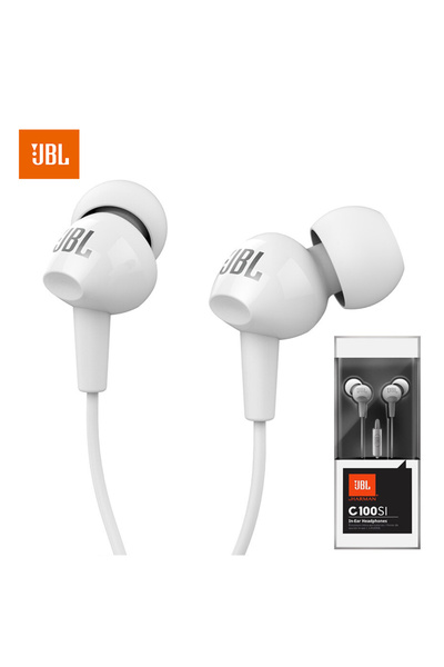 JBL C100Si Orijinal 3.5mm Kablolu Stereo Kulaklık Derin Bas Müzik Spor Kulaklığı Koşu Kulaklığı ...