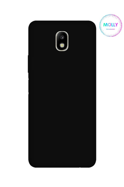 Molly Samsung Galaxy J7 PRO İçin Siyah Liquid İçi Kadife Silikon Kılıf