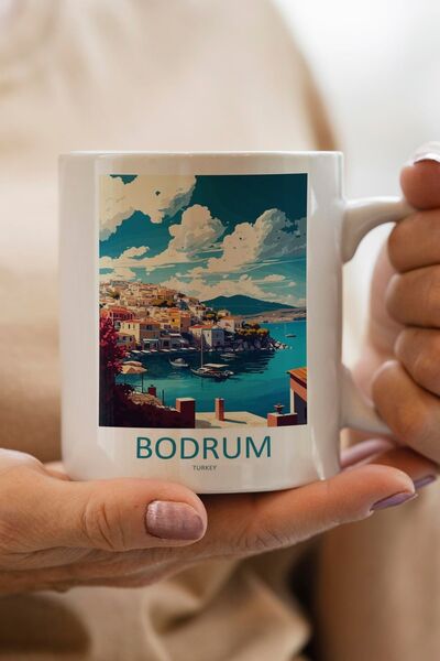 South Steel Bodrum New Year's Gift Printed Mug Cup