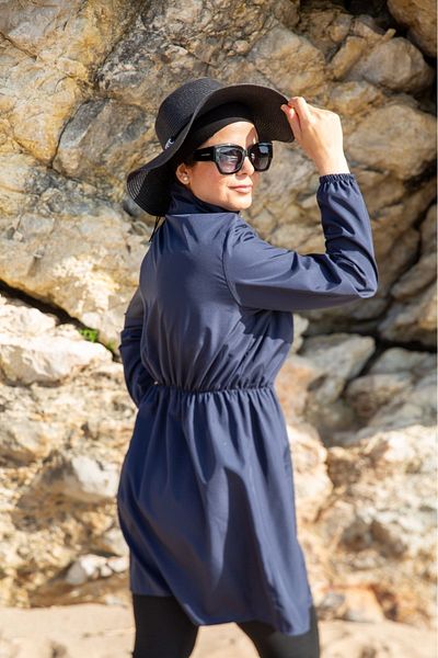new ats Ats Moda - Elastic Waist Hijab Swimsuit Set of 3 (Leggings and Bag)