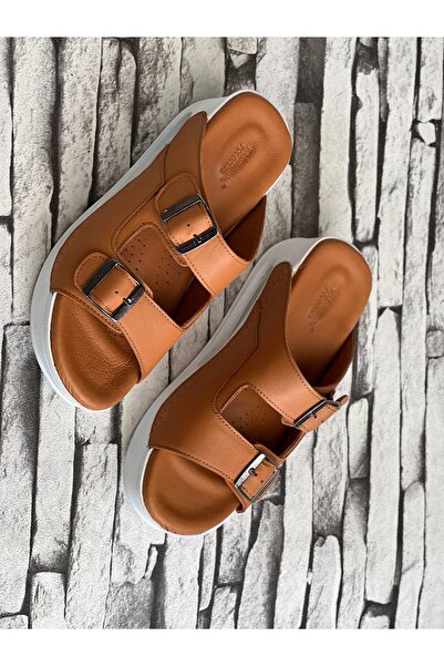 WASHINGTON POLO CLUB Γυναικείες παντόφλες από γνήσιο δέρμα - Ορθοπεδικό, Άνετη σόλα, Doctor Nurse Daily Summer, Light Airmax