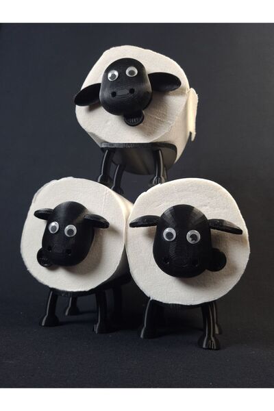 ASHROBOTİC Koyun tuvalet kagıdı tutucu, Dekoratif tuvalet kagıdı standı