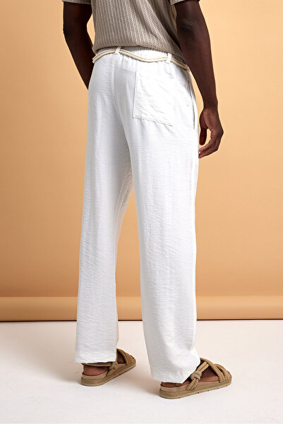 İLKCET MODA Oversize Baggy Viscose Fabric - Loose Trousers