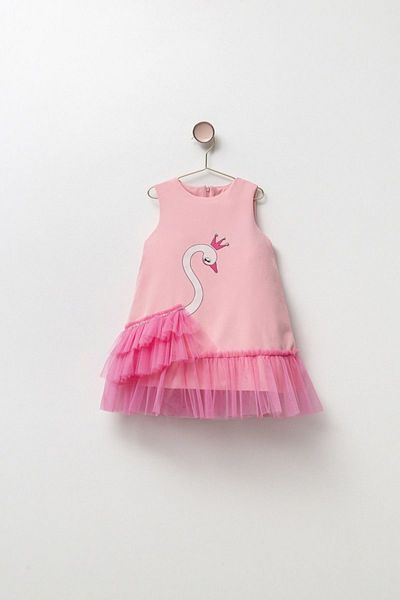 WECAN EXCLUSİVE SWAN Girls' Dress