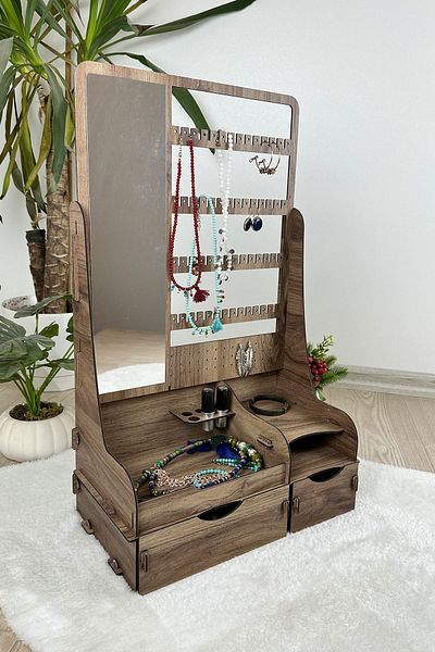 tasarx JEWELRY ORGANIZER MAKE-UP MIRROR JEWELRY ORGANIZER