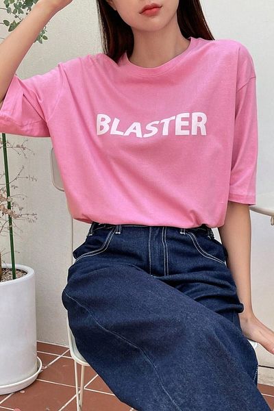 Boi Unisex Crew Neck Printed Oversize T-Shirt - Ασπρόμαυρο, The Power Printed