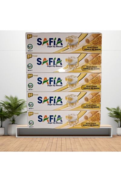 Safia Diş Macunu Misvaközü Propolis Komple Diş Bakımı 100ml(5 ADET)