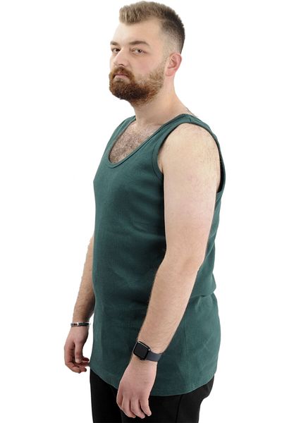 ModeXL قميص داخلي بدون أكمام للرجال مقاس كبير موديل XL 6341 - نفتي