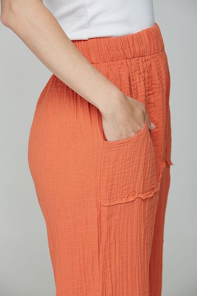 Motherway Muslin Colored Maternity Elastic Trousers