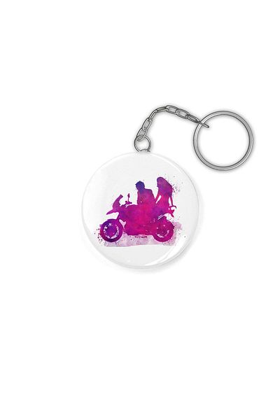Fizello Motor And Girl Keychain