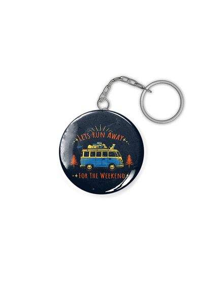 Fizello Let's Run Away - For The Weekend Keychain