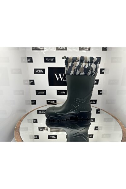 e&e Techno Bot O4 Kısa Konç 27 Cm %100 Su Geçirmez Burun Korumasız Ortopedik Tabanlıklı Poliüretan Çizme