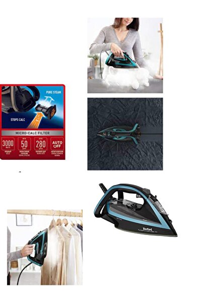 TEFAL Puregliss FV8066 Buharlı Ütü 3000W
