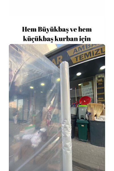 FİGANLAR çift katlı 1.kalite orjinaldir Kurban Altı Şeffaf Naylon Branda 2 Mt...