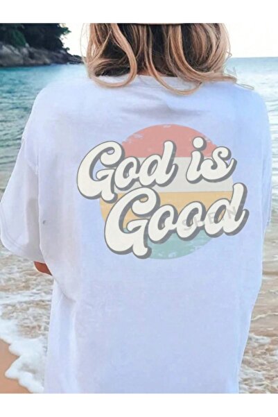 over head oh Bela Oversize kroj T-shirt - Žene, Dobro je dobro Štampano