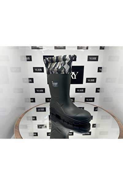 e&e Techno Bot O4 Kısa Konç 27 Cm %100 Su Geçirmez Burun Korumasız Ortopedik Tabanlıklı Poliüretan Çizme