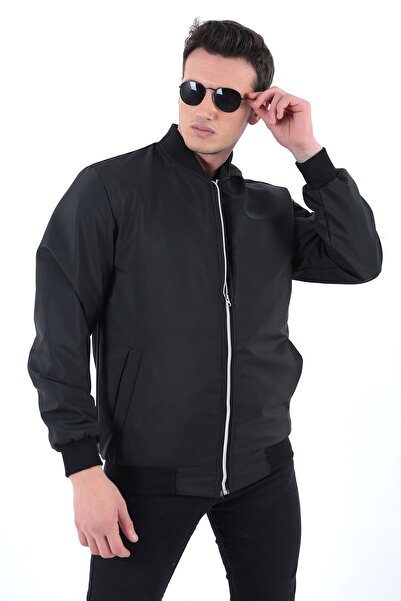 Men's Bomber Thick Summer Coat Wind And Waterproof Jacket Sleeve Zipper Top Quality