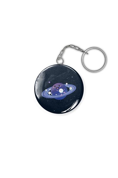Fizello Space Ice Skating Keychain