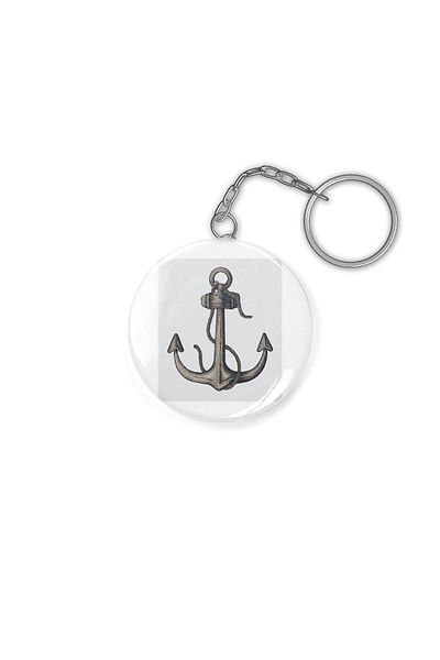 Fizello Nautical Anchor Art Keychain