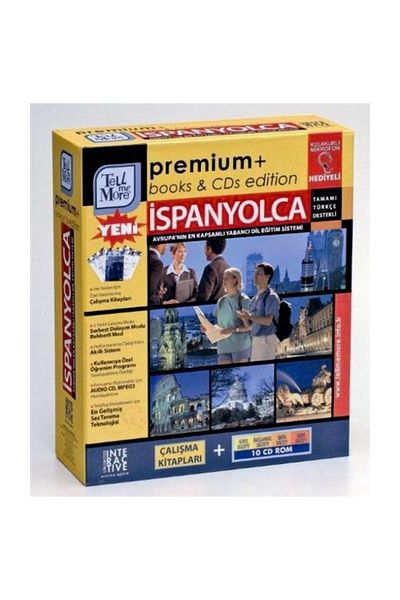 Pusula Yayıncılık مجموعة التدريب الإسباني Tell Me More 10 Cd-rom