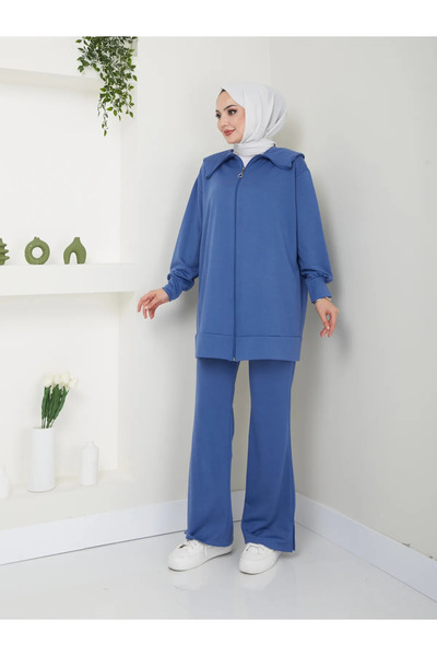 EC MODA Παντελόνι με φερμουάρ - Γυναικείο Σετ Hijab