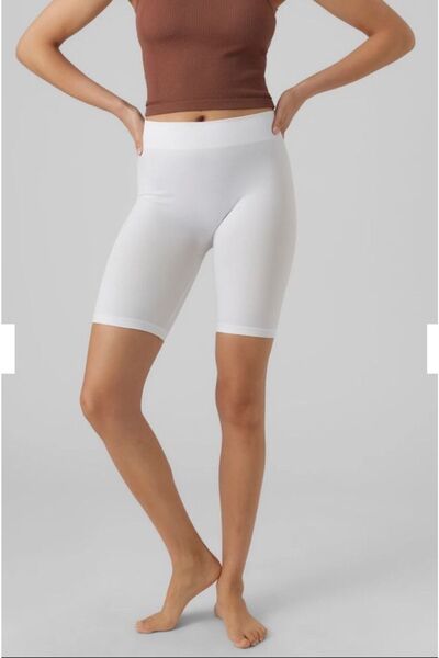 BK Λευκό σορτς ανάκαμψης χωρίς ραφή