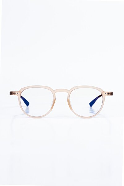 By Donetto Matte Beige Unisex Screen Glasses