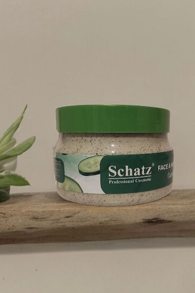 Schatz 350 ml.Cucumber Cucumber Extract Antioxidant Face and Body Scrub