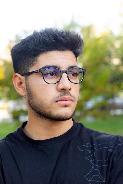 By Donetto Black Blue Light Protection Computer Screen Glasses