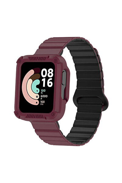 Rivor Xiaomi Redmi Watch 1/Redmi Watch 2 Uyumlu Silikon Kordon Çift Renk Parç...