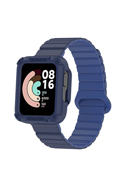 Rivor Xiaomi Redmi Watch 1/Redmi Watch 2 Uyumlu Silikon Kordon Çift Renk Parç...