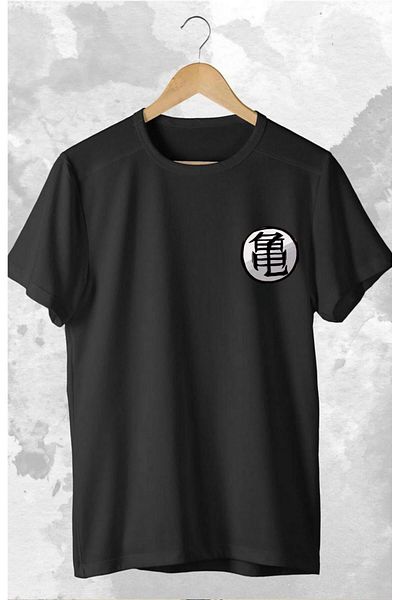 Massgai Tricou oversize unisex cu imprimeu Dragon Ball King Kakarot - 100% bumbac, mânecă scurtă