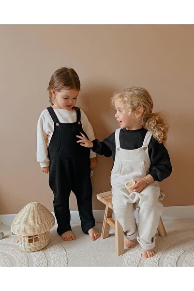 nox kids Siyah Salopet