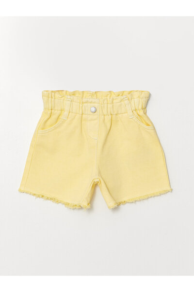 LC Waikiki Basic Baby Girl Shorts with Elastic Waist