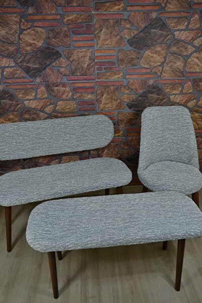 kılıfteks Bench Puf 2 Sandalye Takım Kılıfı